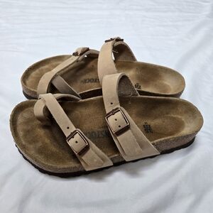 Birkenstock Mayari Double Buckle Toe Strap Made In Germany Sandals